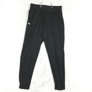 Under Armour Womens Pants Tech Super-light Heat Gear Black Loose‎ Pull On Tall S